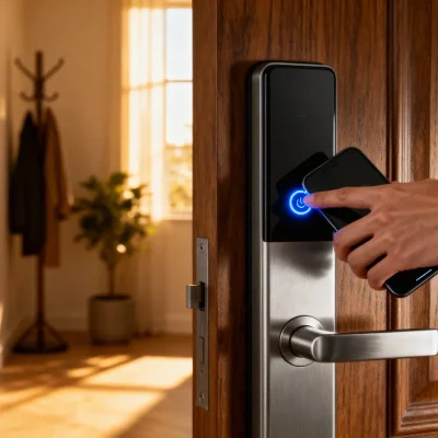 Sistema de controle de acesso com fechadura digital