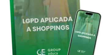 Capa do E-book LGPD aplicada a shoppings