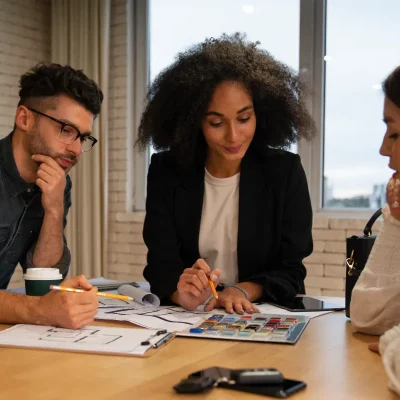 Reunião sobre tipos de gestão condominial e decisões