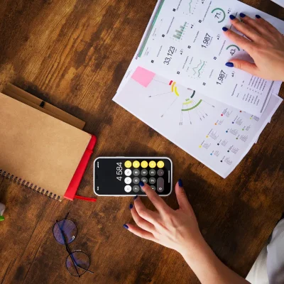 Cálculos e gráficos sobre como realizar orçamentos no condomínio.