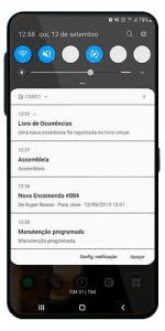 notificações