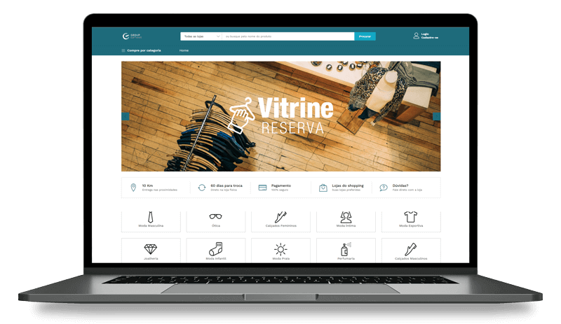 E-commerce para shopping center