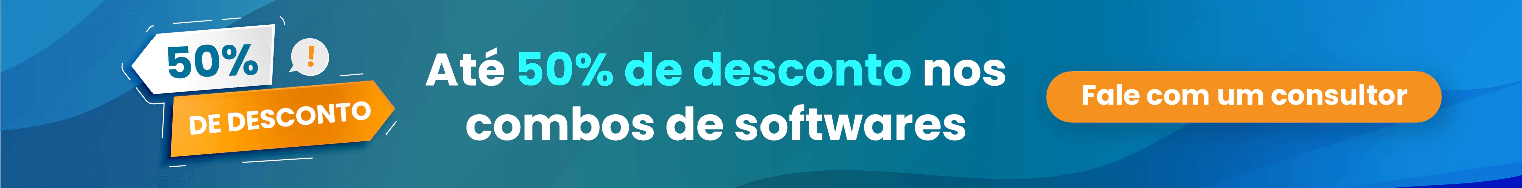 Descontos de até 50% nos combos de softwares